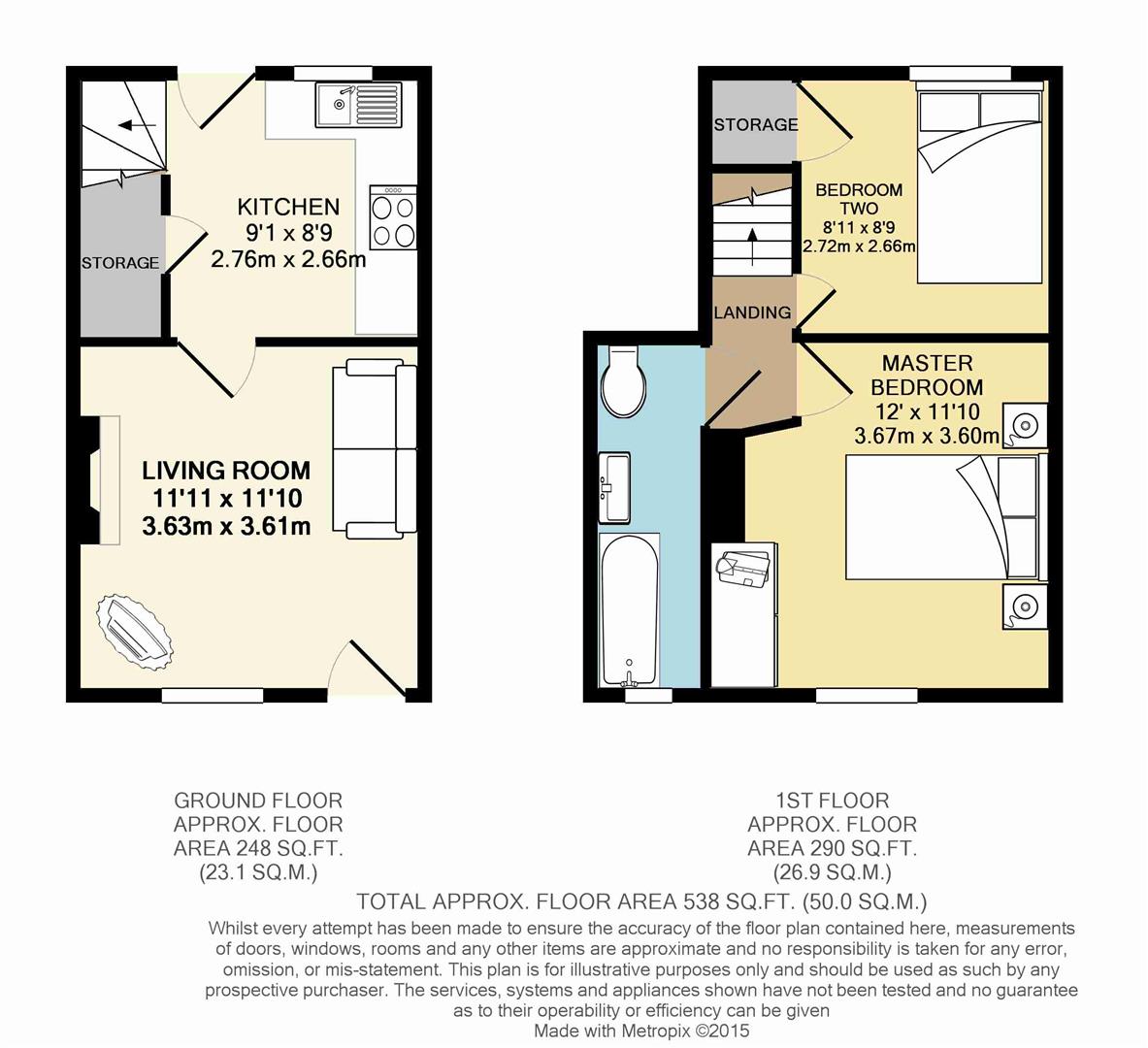 Floorplans For Ibbotson Road, Sheffield