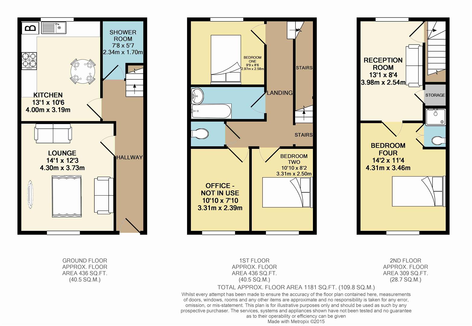 Floorplans For Albert Road, Sheffield