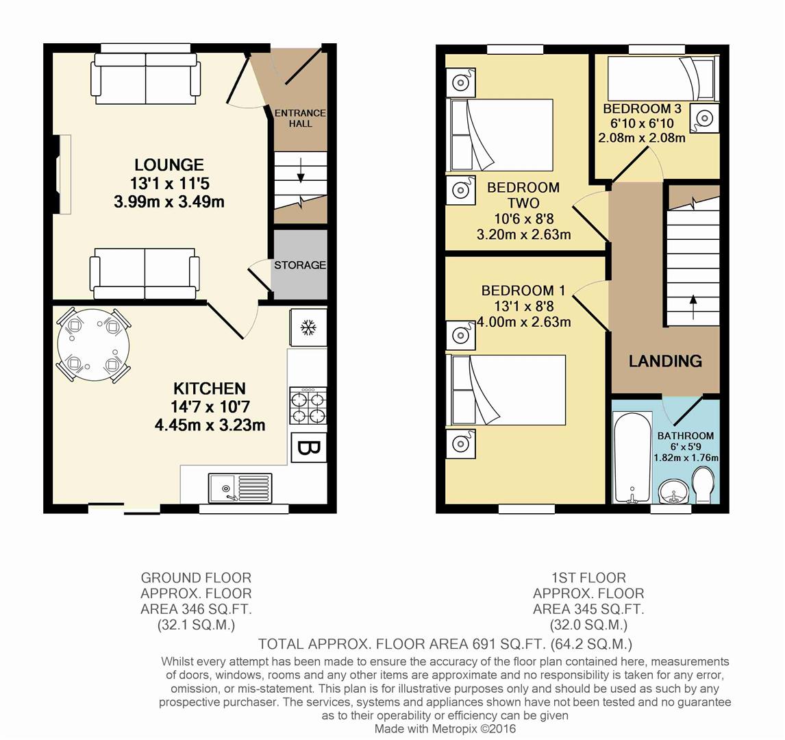 Floorplans For Meadowcroft Gardens, Sheffield