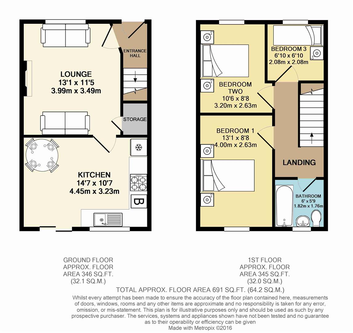 Floorplans For Meadowcroft Gardens, Sheffield