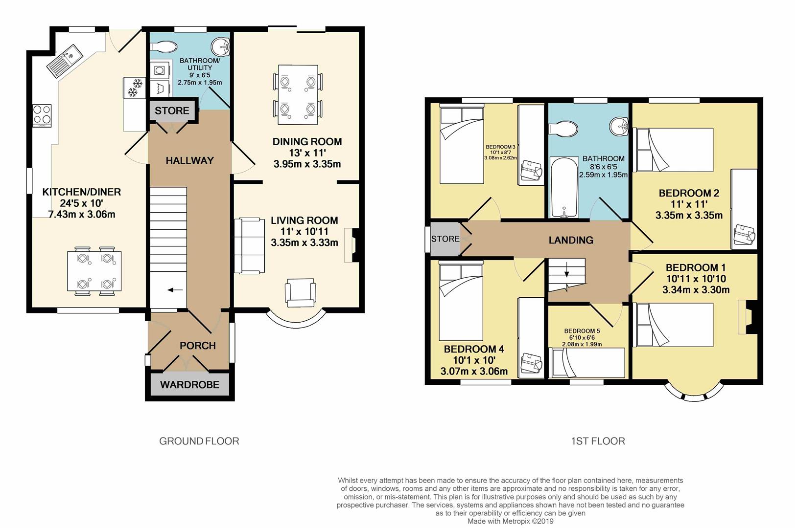 Floorplans For Folds Lane, Sheffield