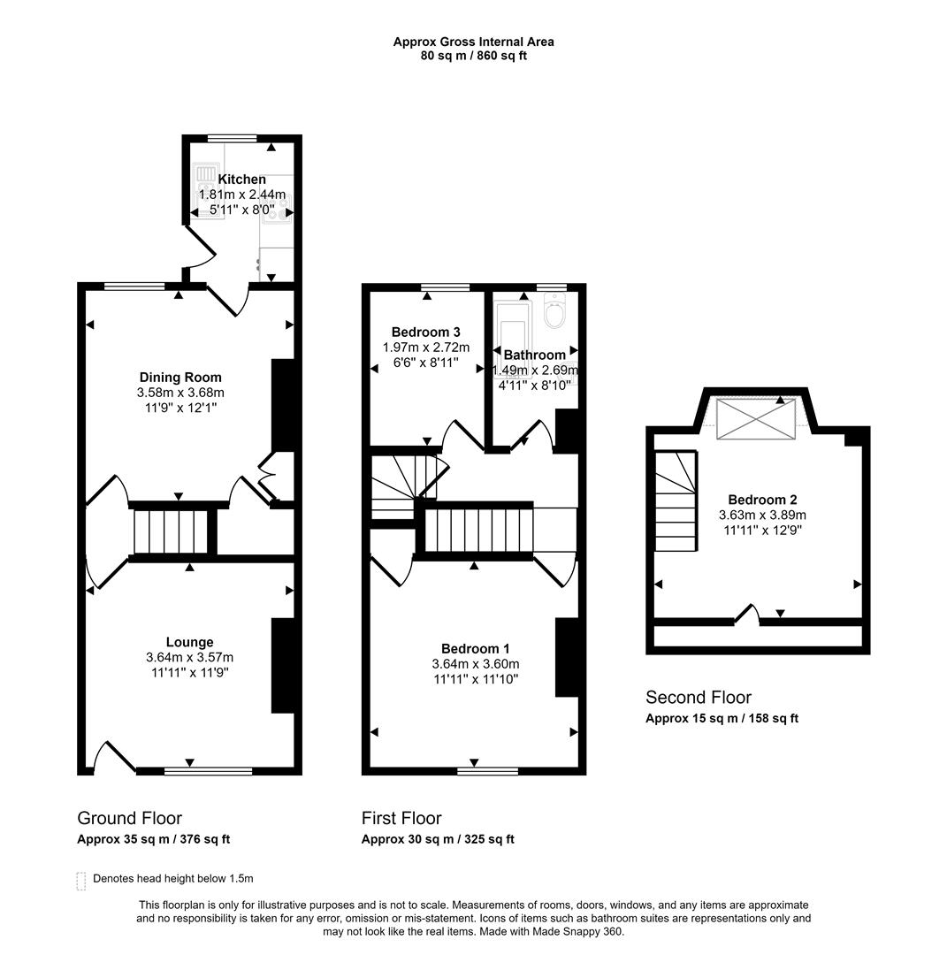 Floorplans For Pearson Place, Sheffield