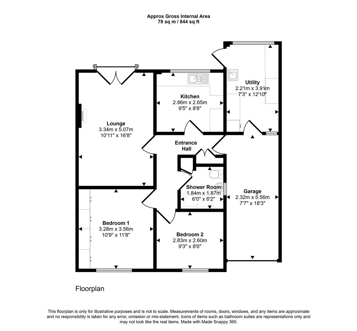 Floorplans For Sheards Way, Dronfield Woodhouse, Dronfield