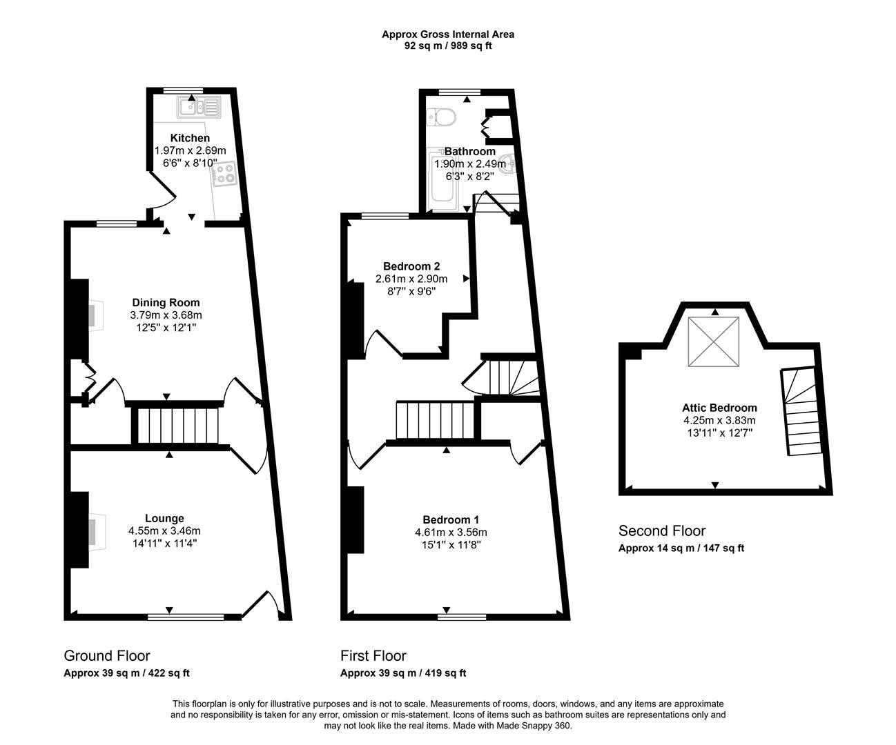 Floorplans For Pearson Place, Sheffield