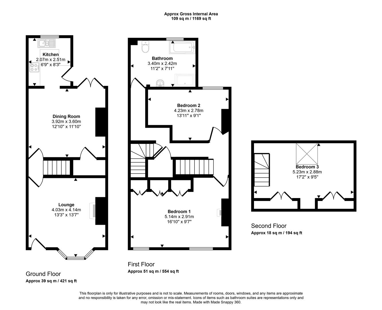 Floorplans For Woodseats House Road, Sheffield
