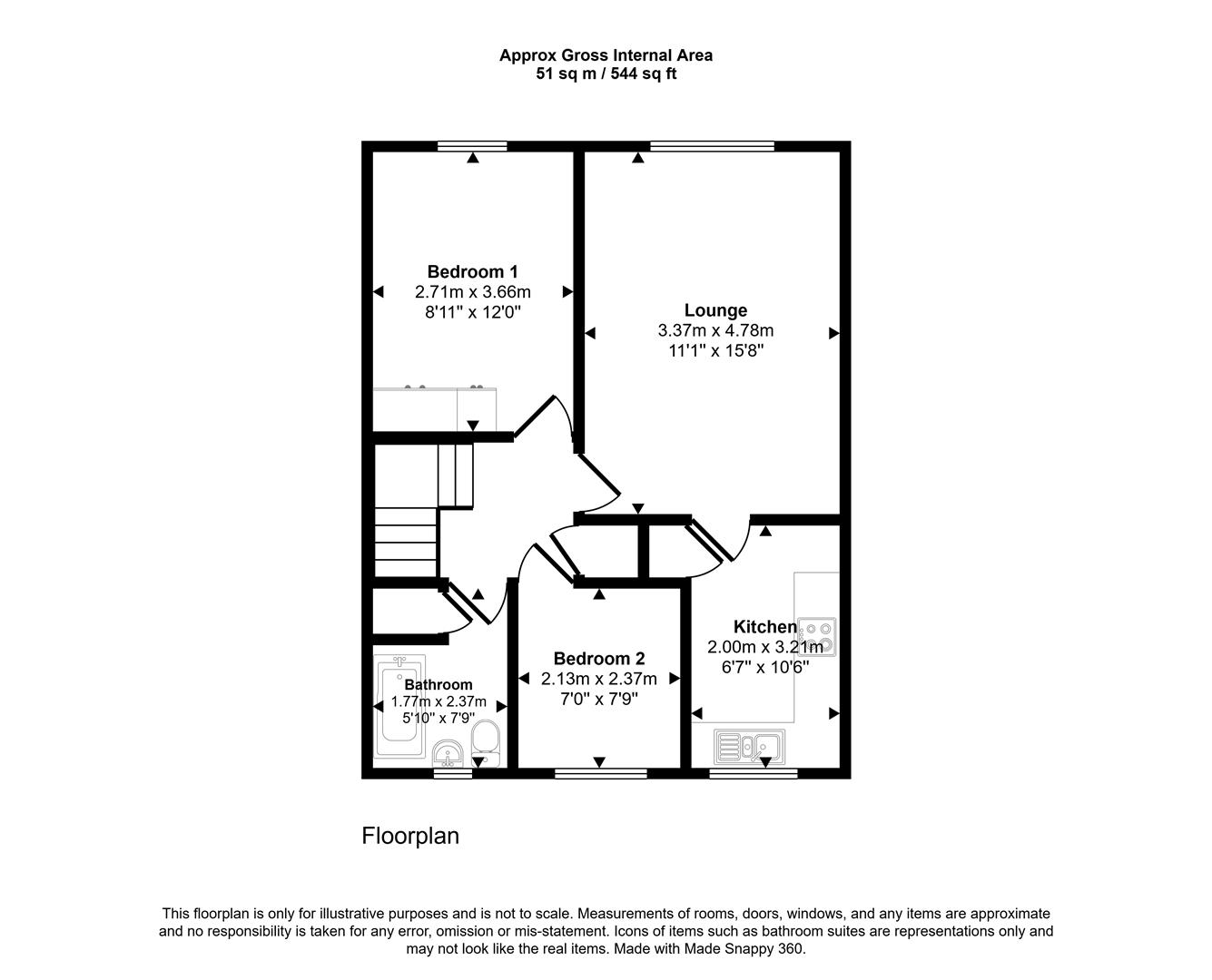 Floorplans For Smithy Wood Crescent, Sheffield