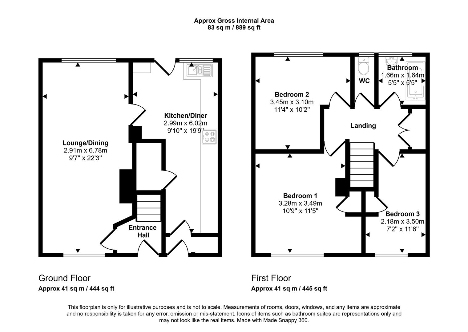 Floorplans For Leighton Drive, Sheffield