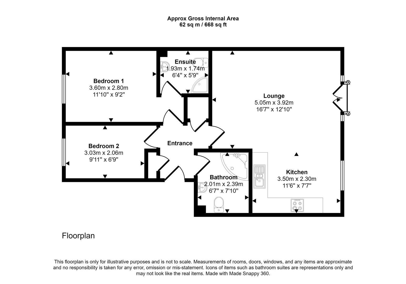 Floorplans For Heathcote House, Tapton Lock Hill, Chesterfield