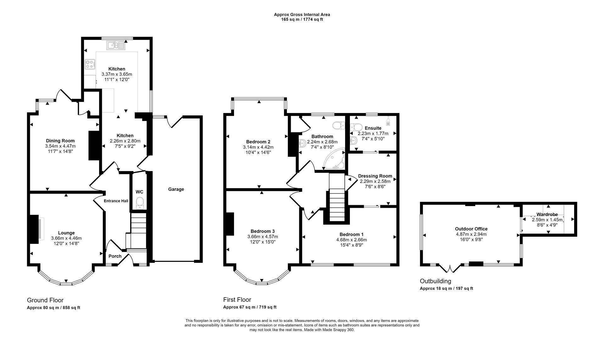 Floorplans For Norton Lane, Sheffield