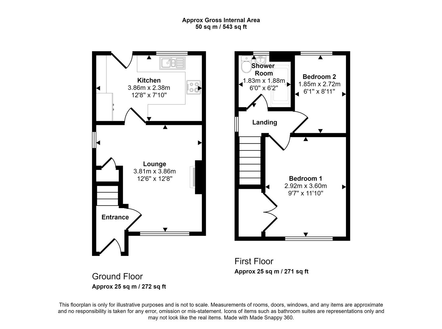 Floorplans For Jordanthorpe Green, Sheffield