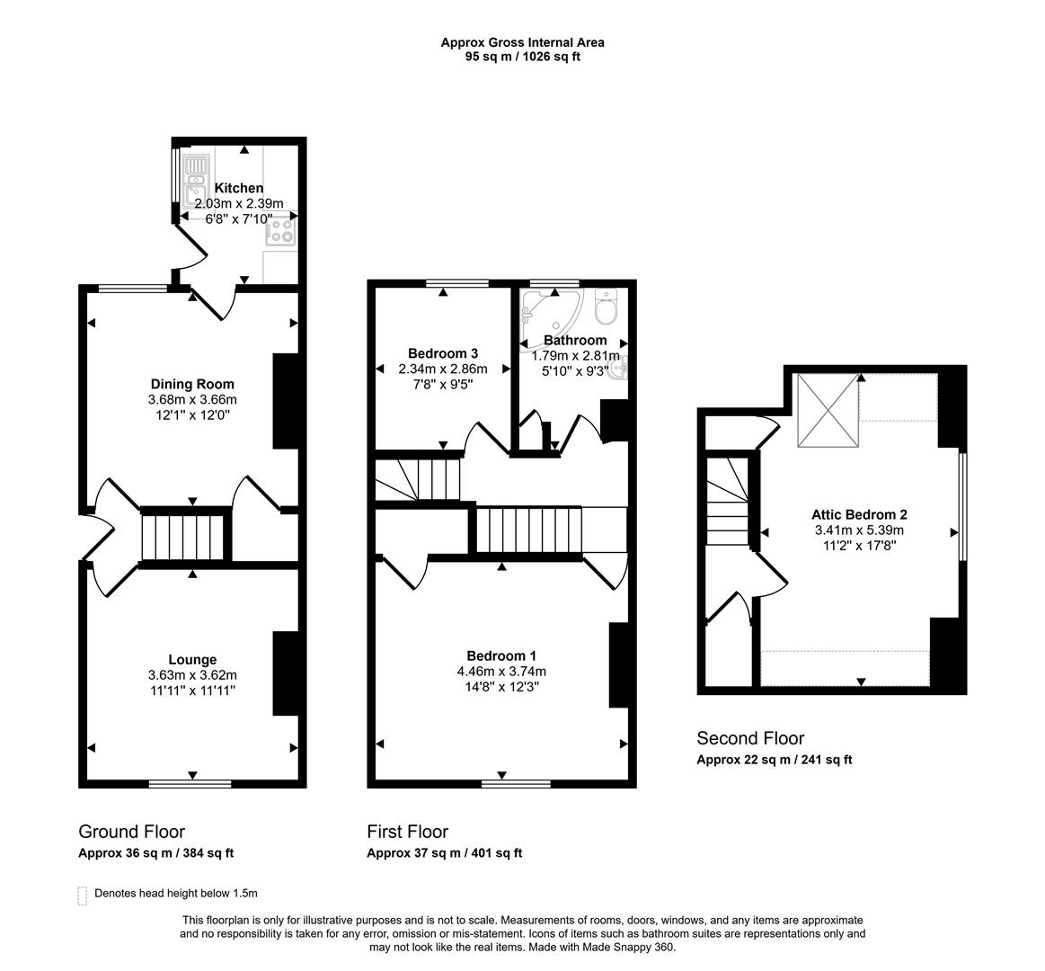 Floorplans For Wellcarr Road, Sheffield
