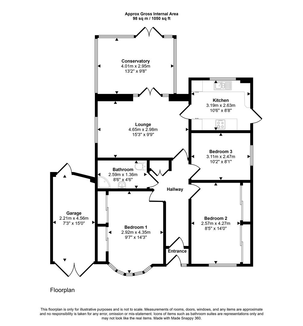 Floorplans For Bocking Lane, Sheffield
