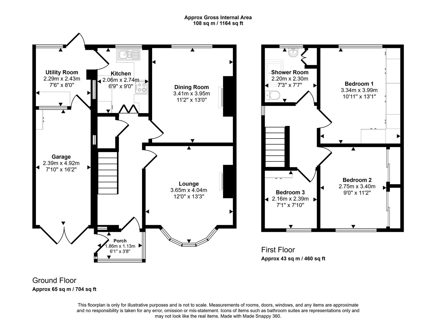 Floorplans For Meadow Head, Sheffield