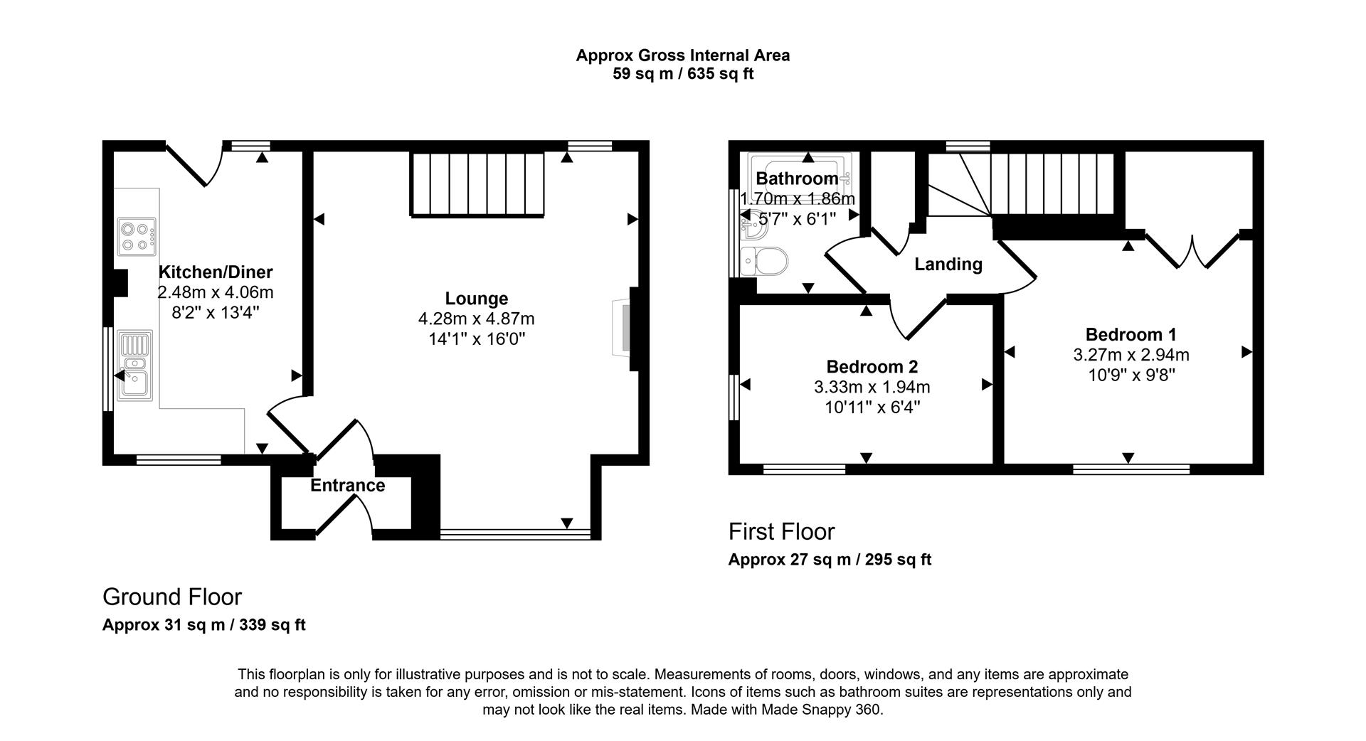 Floorplans For Ingram Road, Sheffield