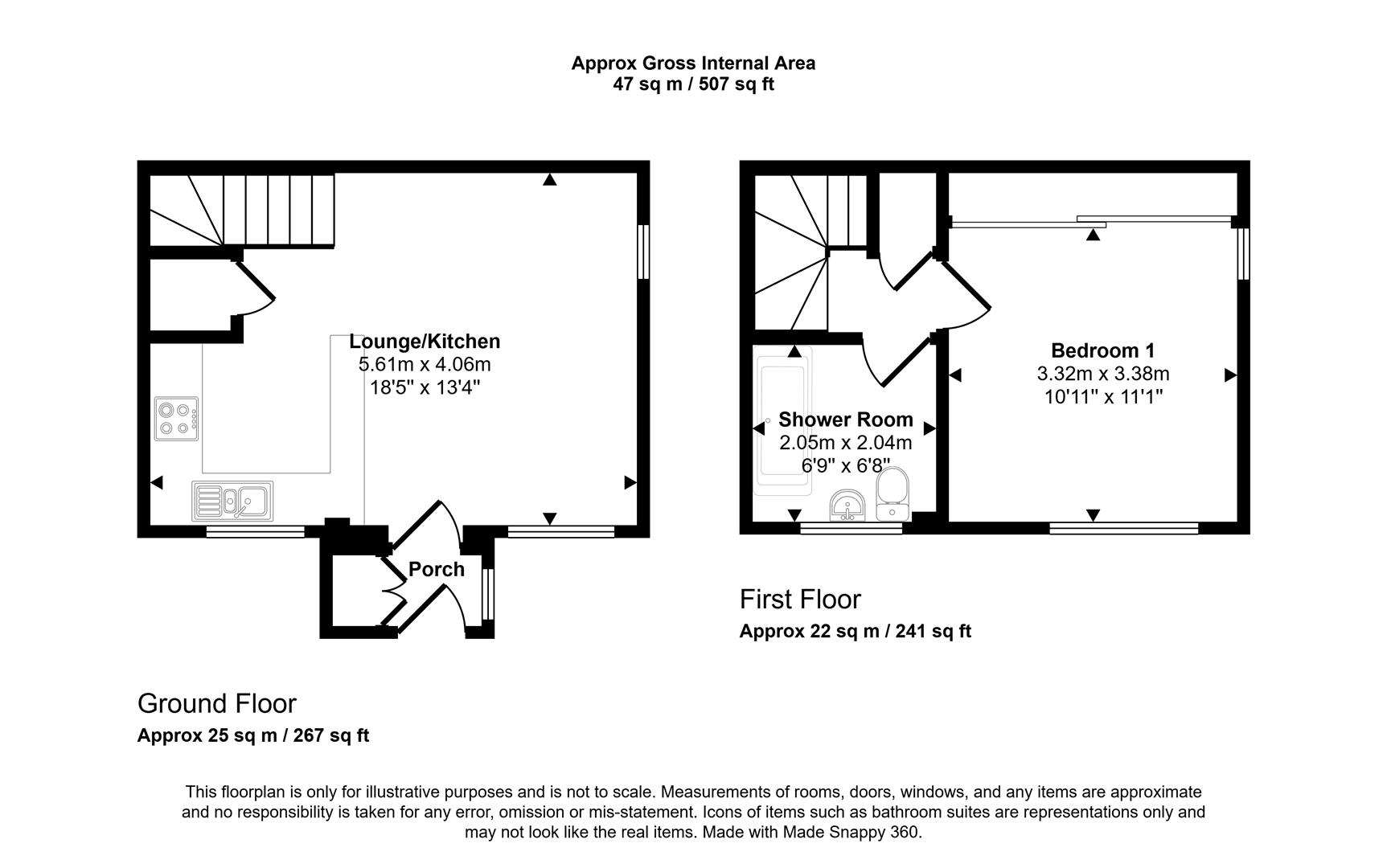 Floorplans For Sandby Drive, Sheffield