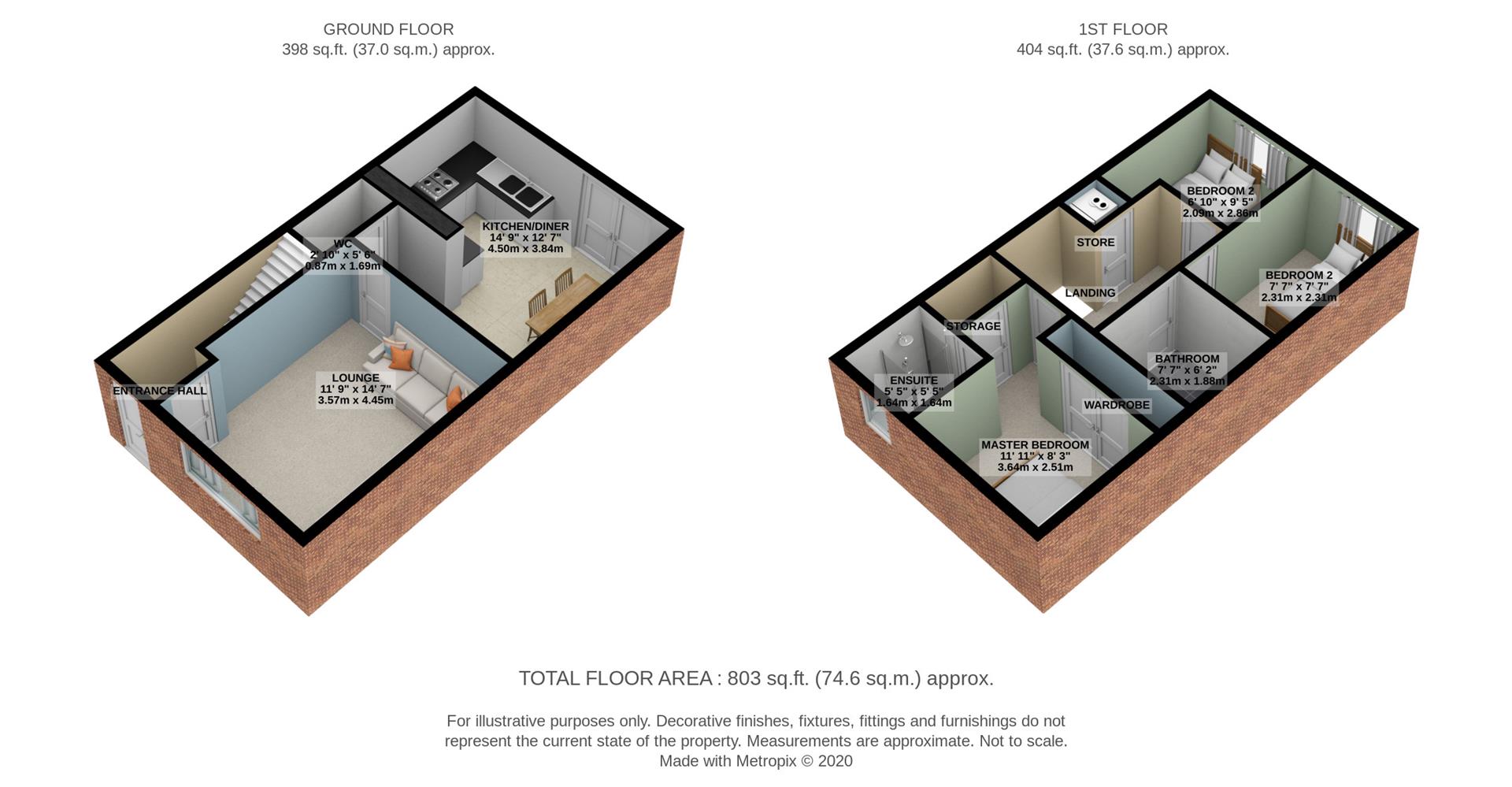 Floorplans For Haysden Lane, Sheffield