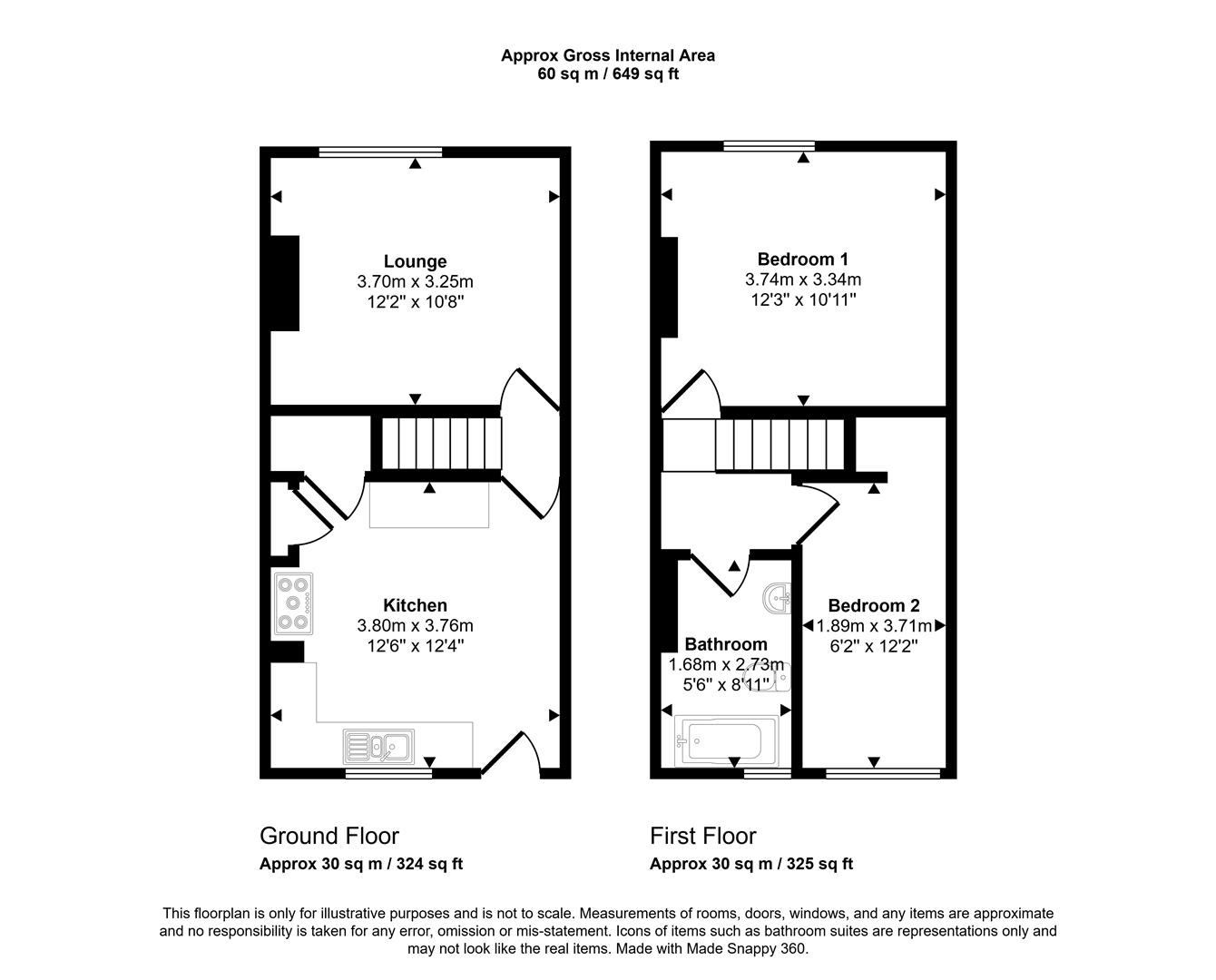 Floorplans For Woodseats Road, Sheffield
