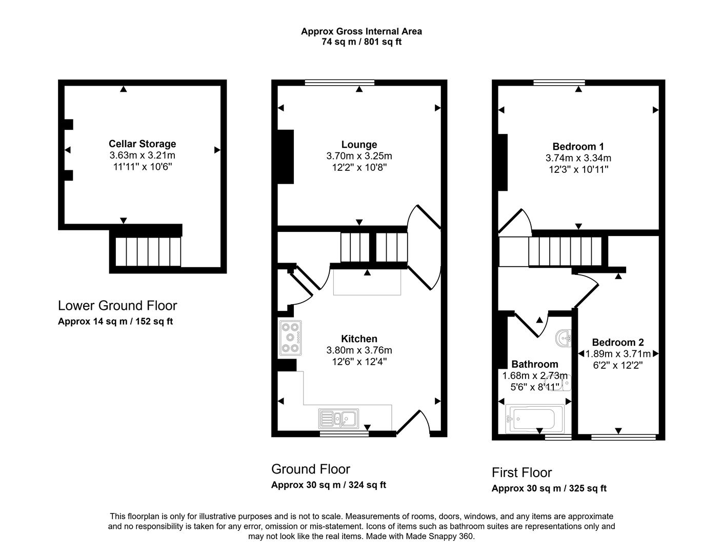 Floorplans For Woodseats Road, Sheffield