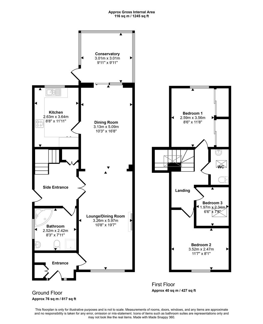 Floorplans For Highfield Lane, Chesterfield