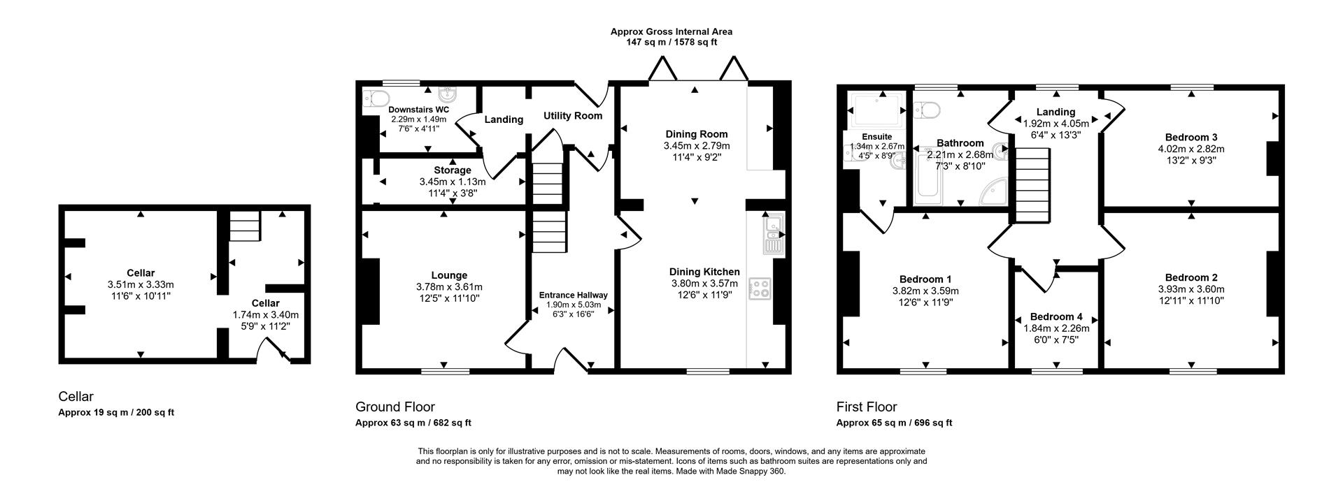 Floorplans For Barton Road, Sheffield