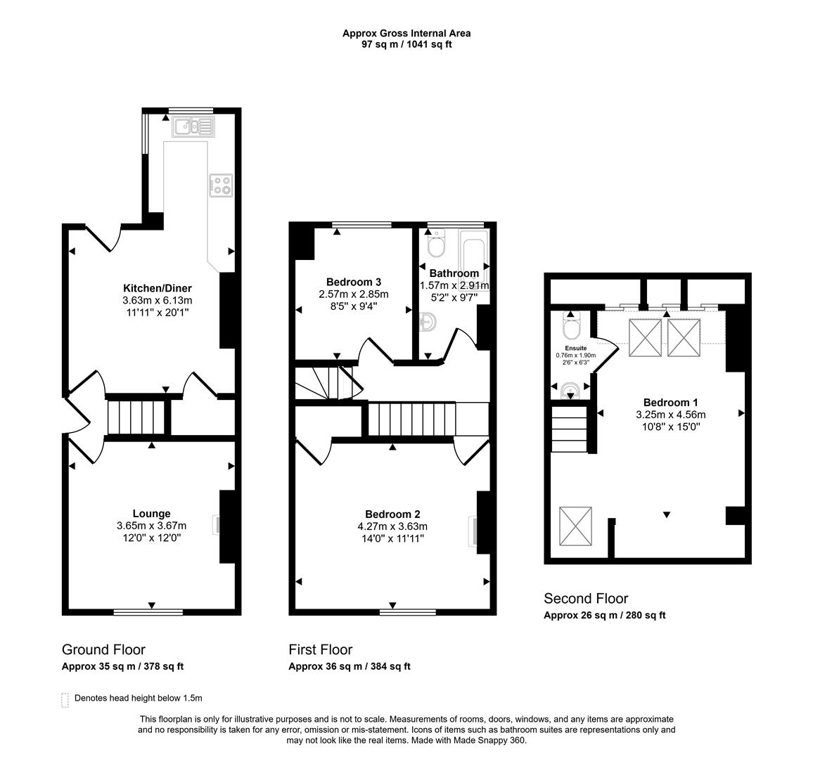 Floorplans For Wellcarr Road, Sheffield