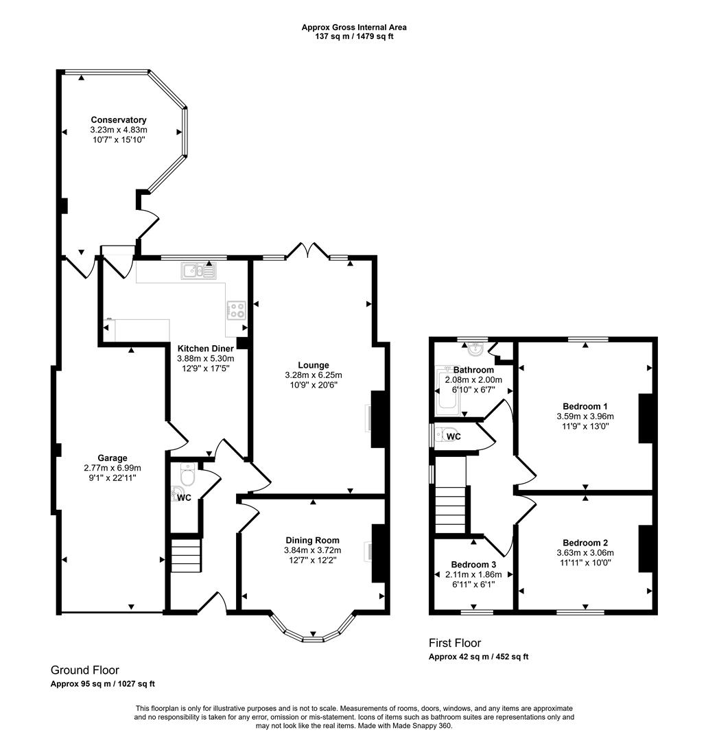 Floorplans For Dobcroft Road, Sheffield