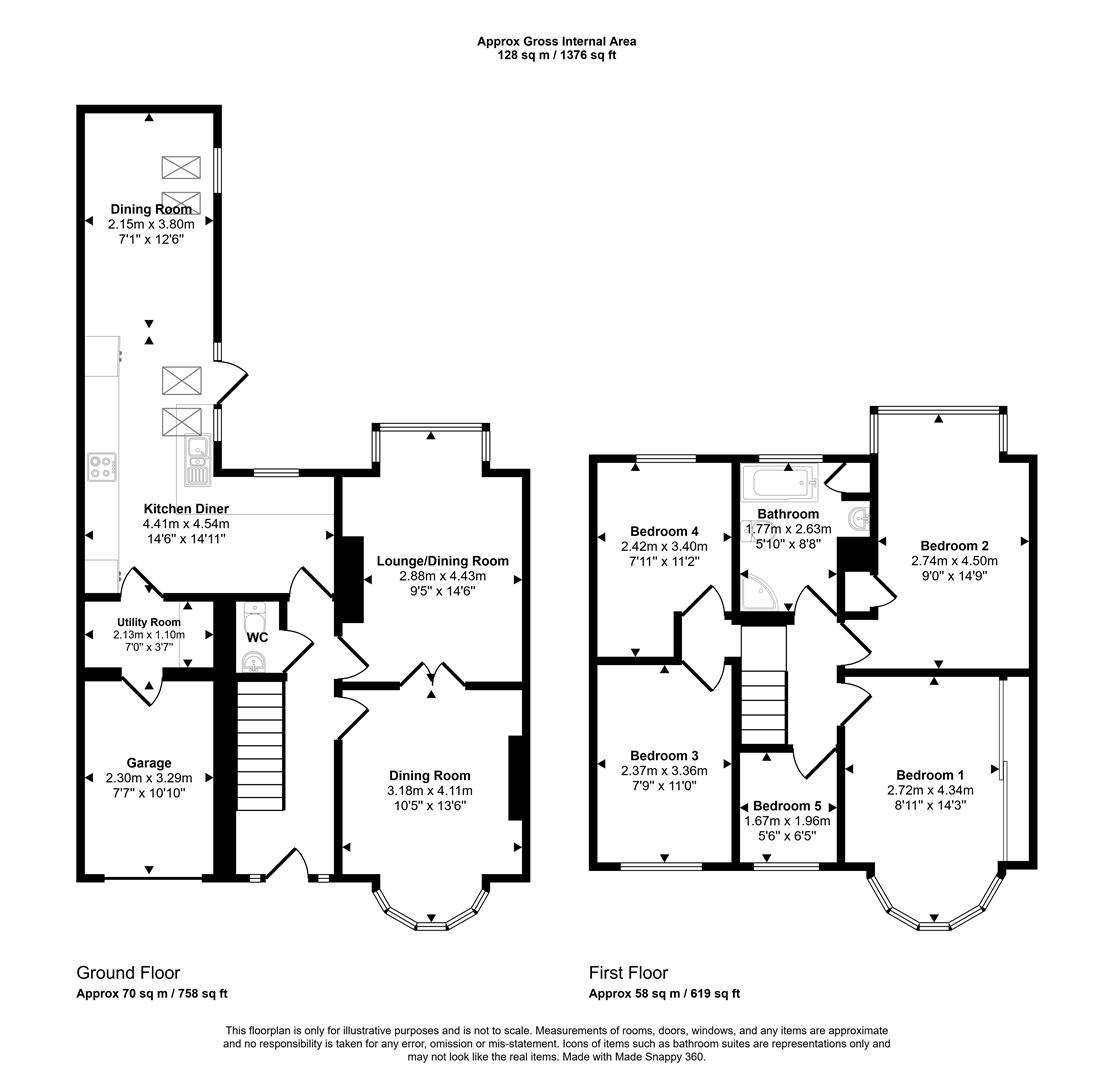Floorplans For Cockshutt Road, Sheffield
